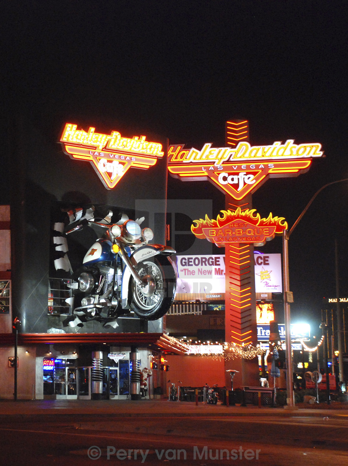 Harley davidson Cafe neon lights - License, download or print for